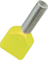 Twin Cord End 6.0mm - Yellow